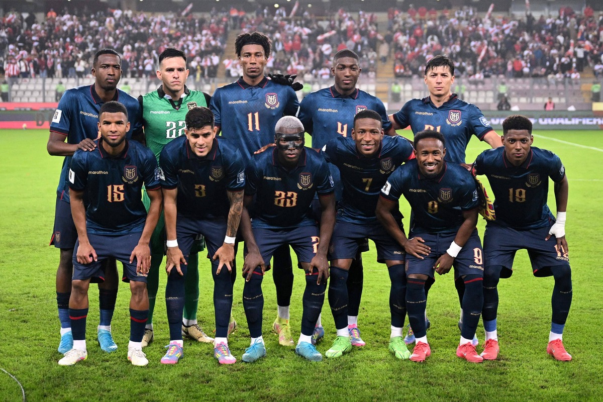 Teamfoto für Ecuador
