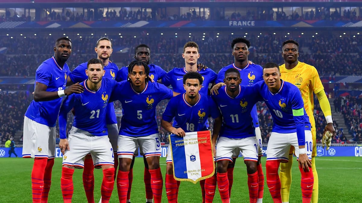 Teamfoto für Frankreich