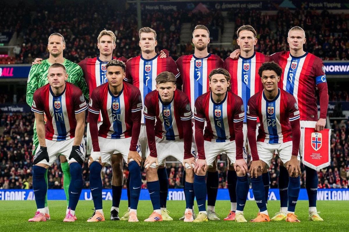 Teamfoto für Norwegen