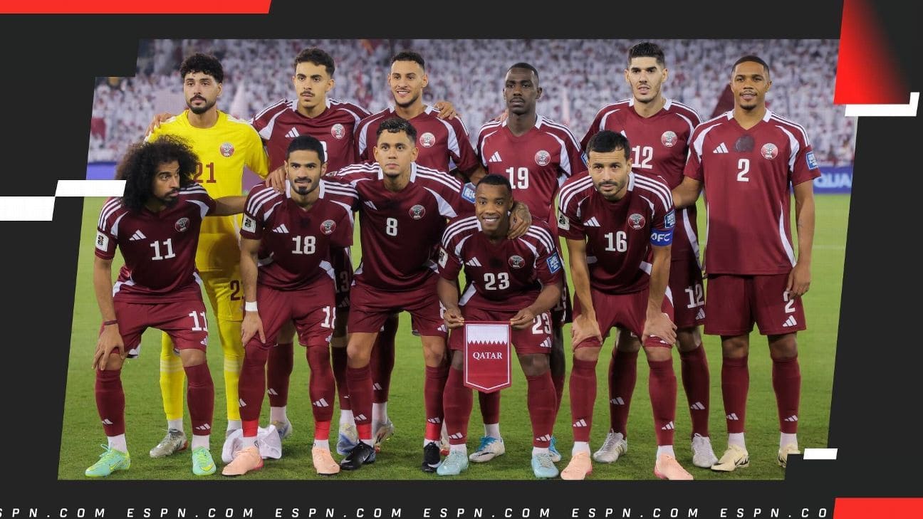 Teamfoto für Qatar