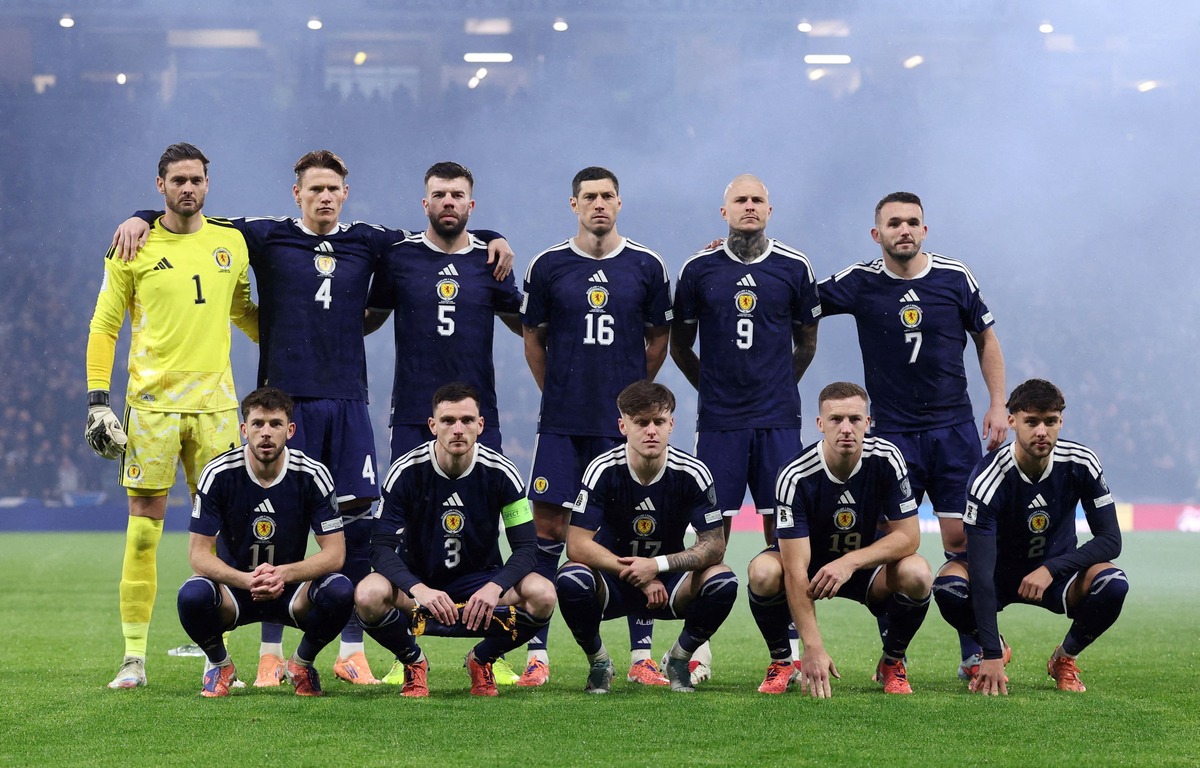 Teamfoto für Schottland